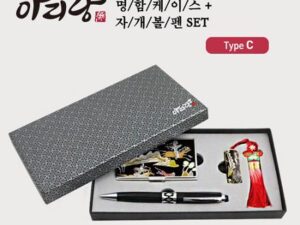 USB 판촉물제작 아리랑 페리자개 시즌2 C-Type OTG 유에스비+명함케이스+자개볼펜 SET 128GB
