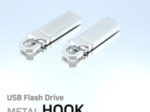 USB판촉물_네오 메탈 G1 후크 실버 4G(OTG C타입젠더 호환)(레이저인쇄포장 무료) 대표이미지