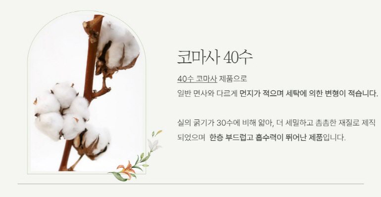 판촉물제작 100%국내생산 엘리자베스 코마40수 190g 항균타올 5매입 수건세트 상세이미지 5