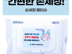 손세정 화이트 물티슈제작 캡형 20매 대표이미지